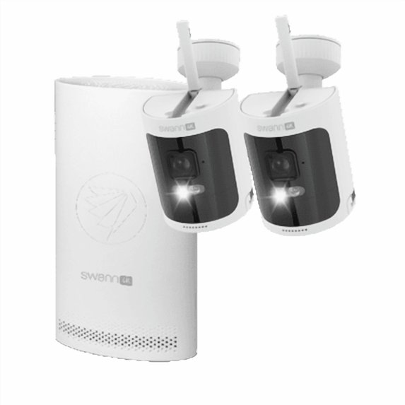 Swann AllSecure4K Wireless Security Kit with 2 x Wire-Free Cameras & NVR Tower