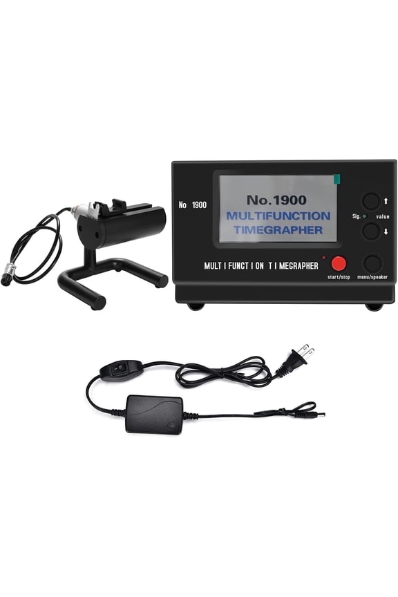Watch Timing Machine, Multifunctional Timegrapher with LCD Screen, Professional Watch Calibration Tool for Watchmakers No.1900