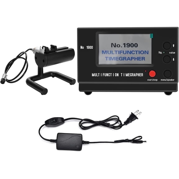 SWANSOFT Watch Timing Machine, Multifunctional Timegrapher with LCD Screen, Professional Watch Calibration Tool for Watchmakers No.1900