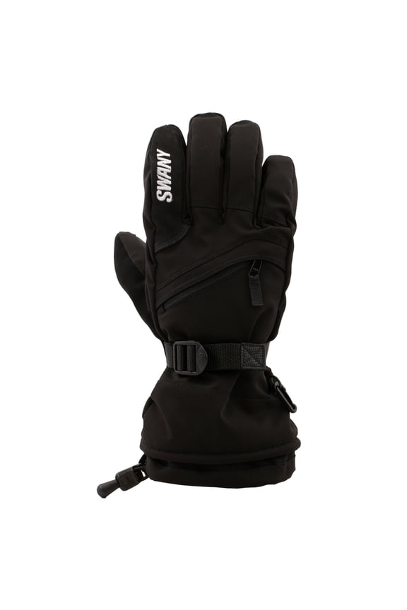 Adult Female X-Over 2.2 Insulated Winter Gloves, Color: Black, Size: L