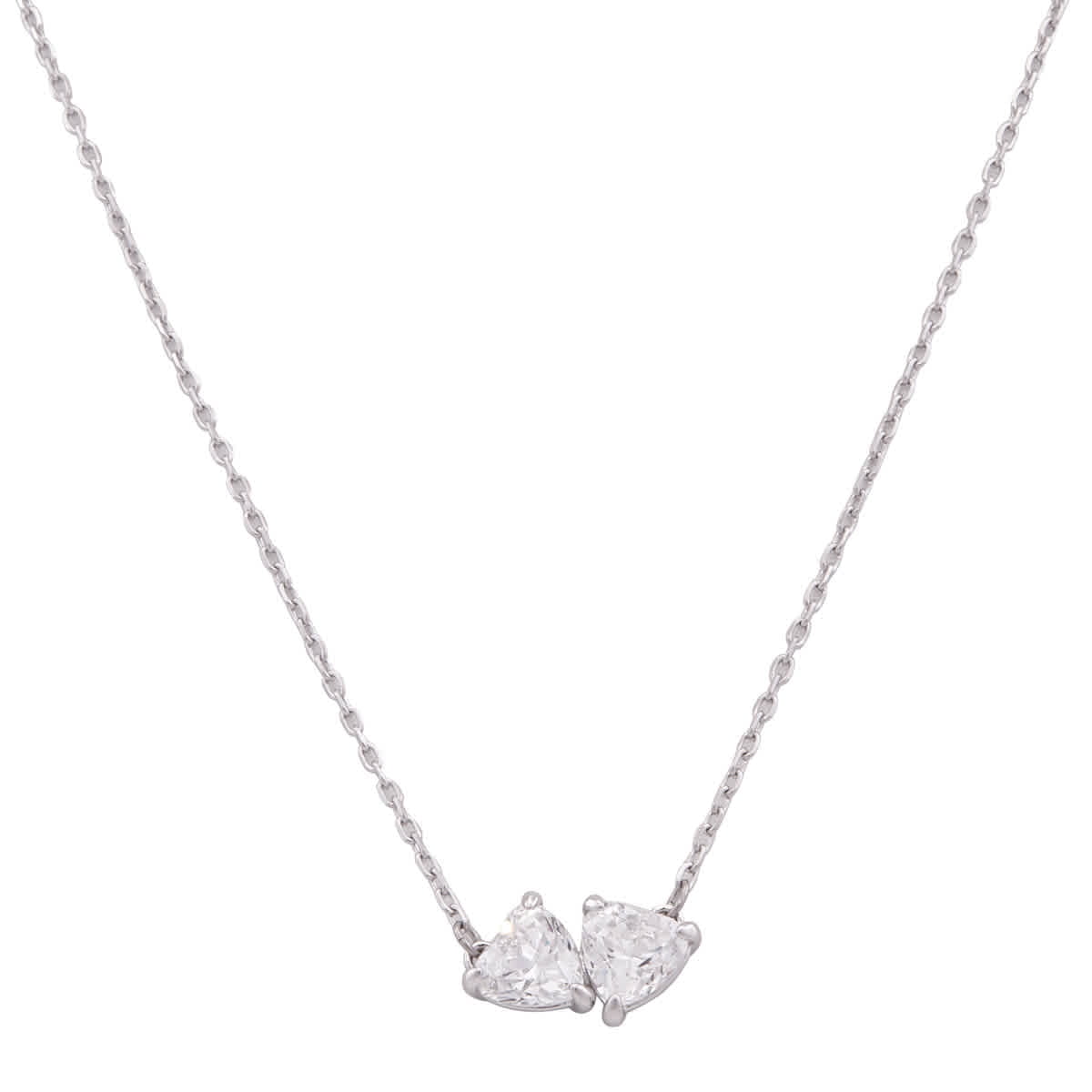 Swarovski Attract Soul Rhodium Plated Heart Necklace - Walmart.com