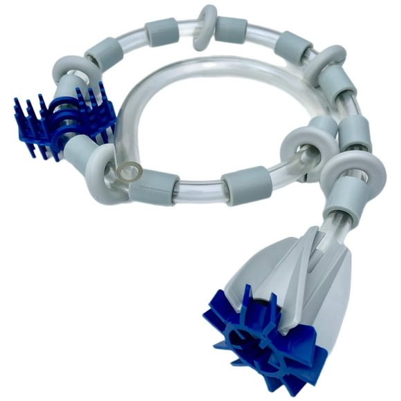 SWASHER No Spray- Tail Sweep Hose for Polaris/Pentair Pool Cleaner - Replaces Existing Hose with a Durable Rotating Flexible Scrubber and Brush to Improve Cleaning - Stop Replacing Foam