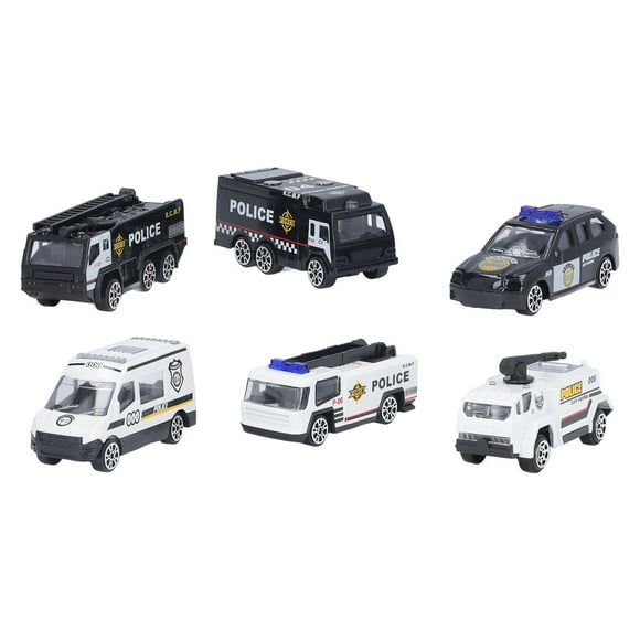 SWAT 1:64 Alloy Car Set Educational Toys Die Casting SWAT Car Police Vehicles Model Set Gift For Boys Girls 3-6 Year Old