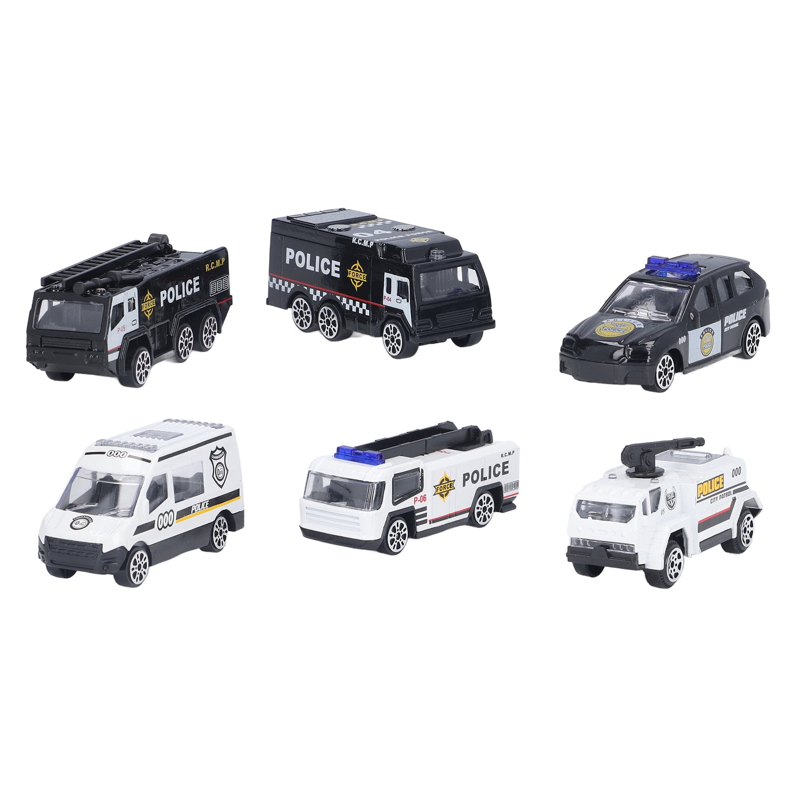 SWAT Car Set 1:64 Alloy Metal Portable Children's Educational Toys Die ...