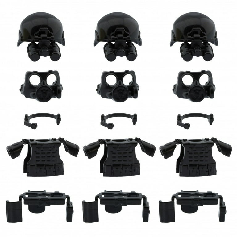 SWAT Custom Minifigures Army Military Armor Set Compatible With Lego Sets  Minifig 