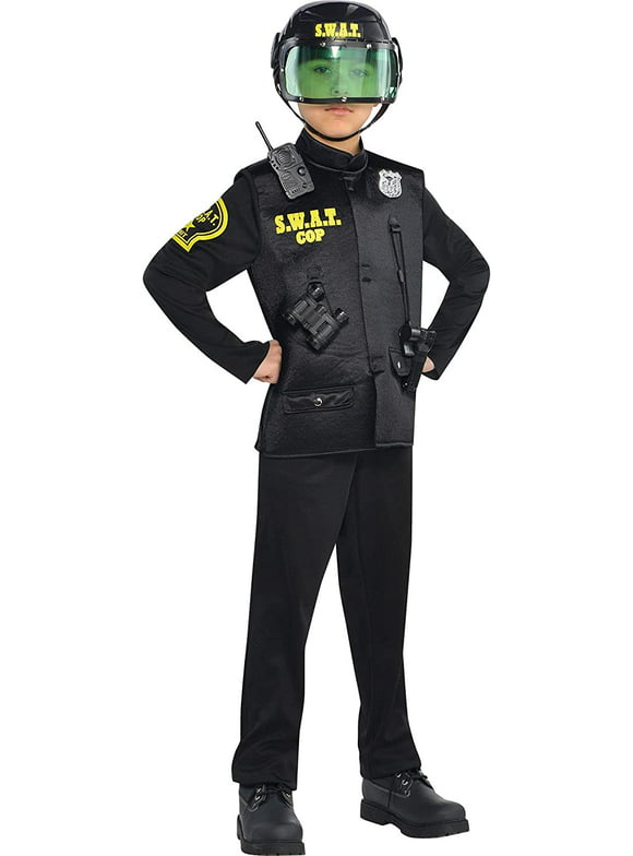 SWAT Officer Suit Yourself Child Costume LARGE
