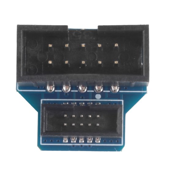 SWD JTAG Interface Adapter Board, 10Pin 2.54mm to 1.27mm Pitch Converter for Programming & Debugging