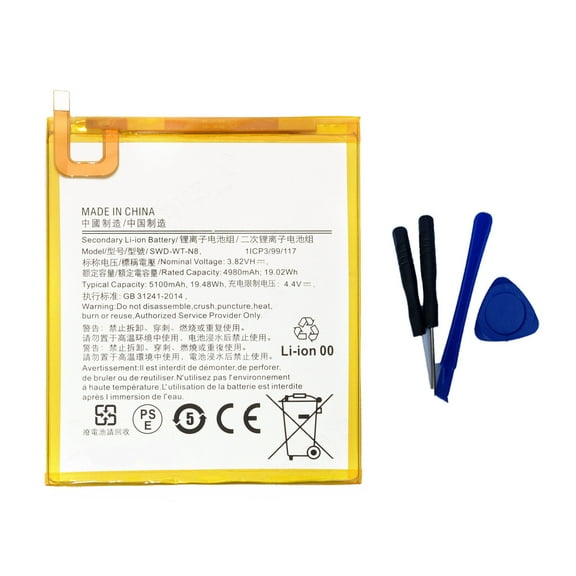 SWD-WT-N8 1ICP3/99/117 Replacement Battery Compatible with Galaxy Tab A 8.0 2019 SM-T290SM-T295 SM-T295N +Tools