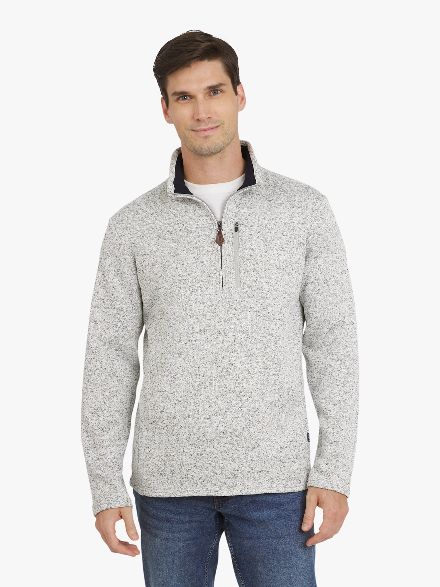 Chaps Men's & Big Men's Quarter Zip Fleece Sweater, Sizes S-3XL