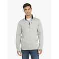 thumbnail image 1 of Chaps Men's & Big Men's Quarter Zip Fleece Sweater, Sizes S-3XL, 1 of 10