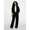 thumbnail image 1 of Time and Tru Women's Fleece Sweatshirt and Barrel Leg Pants Set, 2-Piece, Sizes XS-XXXL, 1 of 5