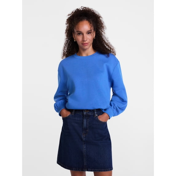 Scenario Women's and Women's Plus Crewneck Sweatshirt, Sizes XS-4X