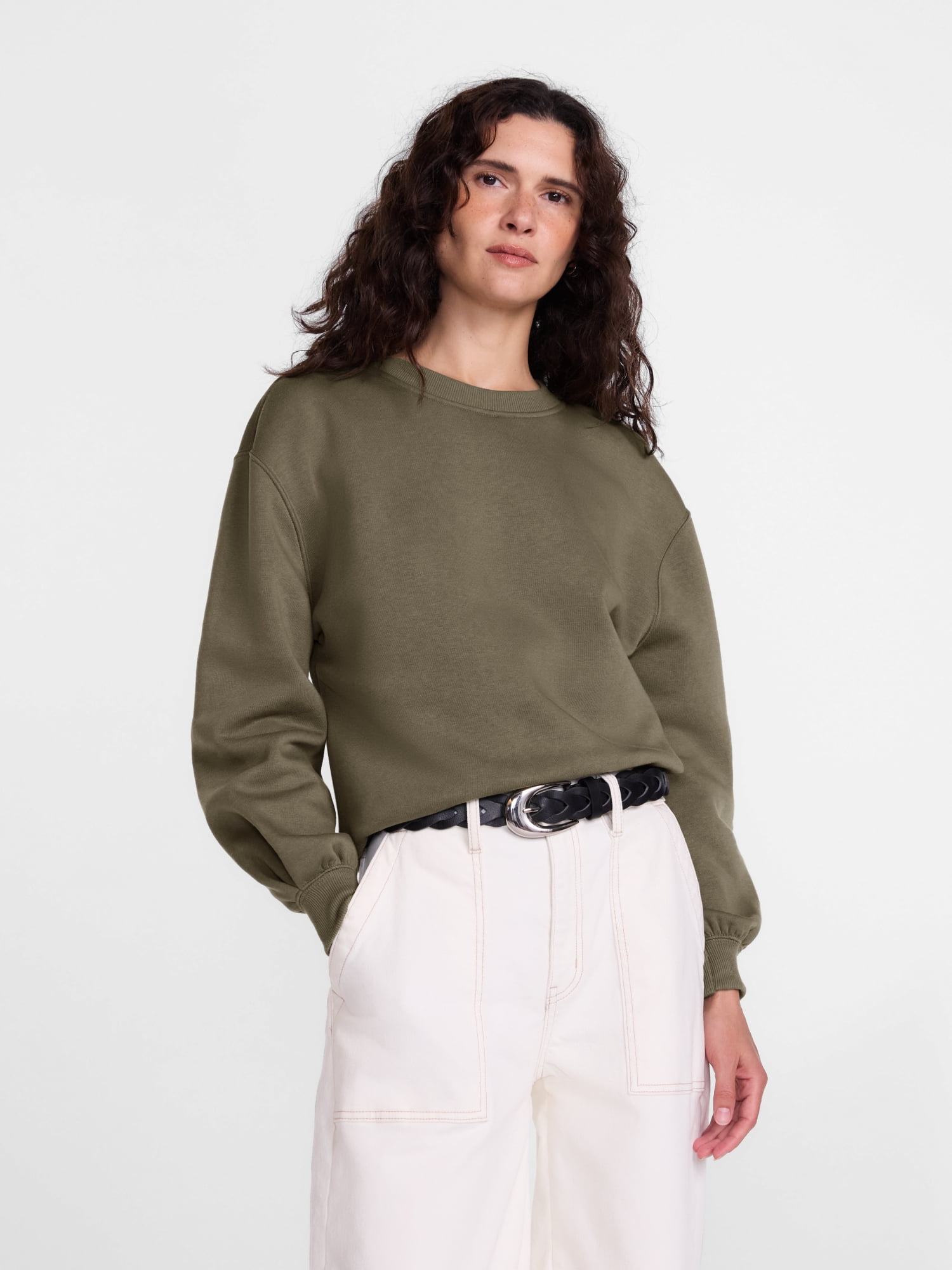 Scenario Women's and Women's Plus Crewneck Sweatshirt, Sizes XS-4X