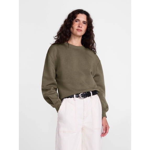 Scenario Women's and Women's Plus Crewneck Sweatshirt, Sizes XS-4X