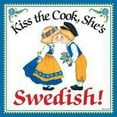 thumbnail image 1 of SWED Kitchen Wall Multicolor Plaques Kiss Swedish Cook, 1 of 4