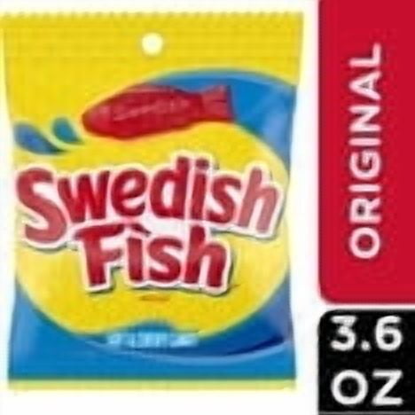 SWEDISH FISH Soft & Chewy Candy, 3.6 oz-Pack of 6