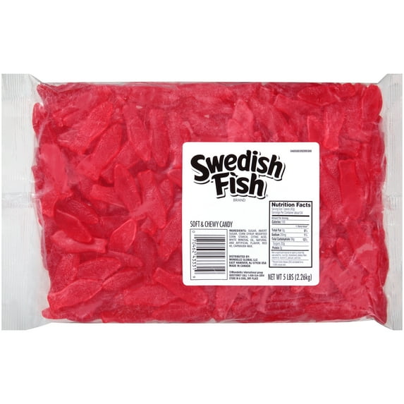 SWEDISH FISH Soft & Chewy Candy, 5 lb