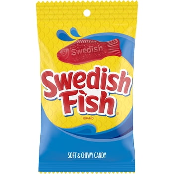 SWEDISH FISH Soft & Chewy Gummy Candy, 8 oz
