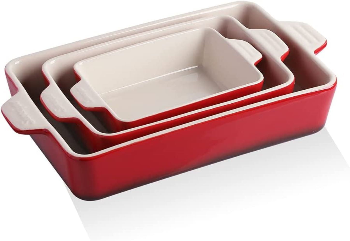 Bakeware Set, Ceramic Baking Dish, Rectangular Baking Pans Set, Casser –  TreeLen