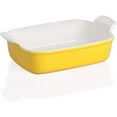 SWEEJAR Ceramic Small Baking Dish, 28 Oz Rectangular Lasagna Pan