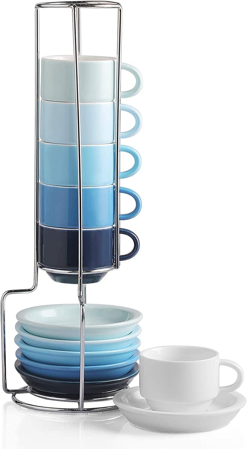 Roestvrijstalen espressokopjes, 2 stuks, dubbelwandige geïsoleerde