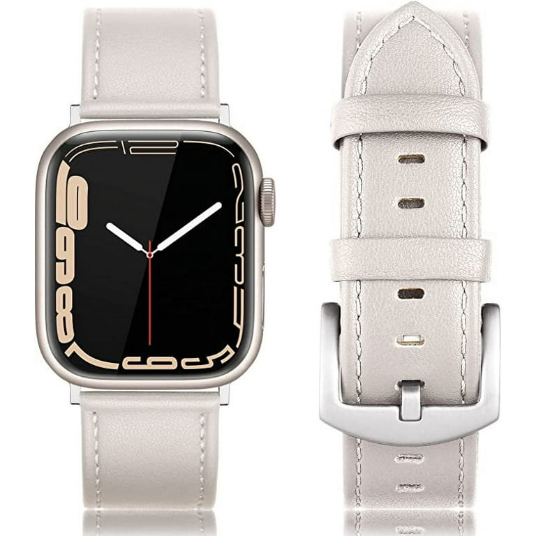 SWEES Leather Bands Compatible with Apple Watch Bands 42mm 44mm