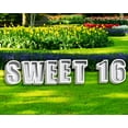 thumbnail image 1 of SWEET 16 24" White Tall Elegant Shadow Box Yard Letters Yard Signs, 1 of 1