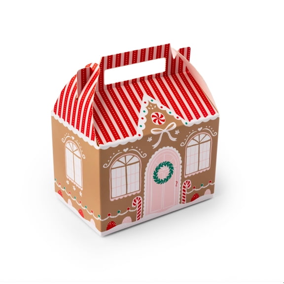 Bonjour Fte Gingerbread Treat Box, 6 Cookie Boxes, Christmas