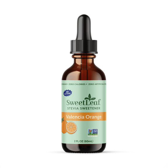 SweetLeaf Liquid Stevia Sweetener Valencia Orange, 2 fl oz