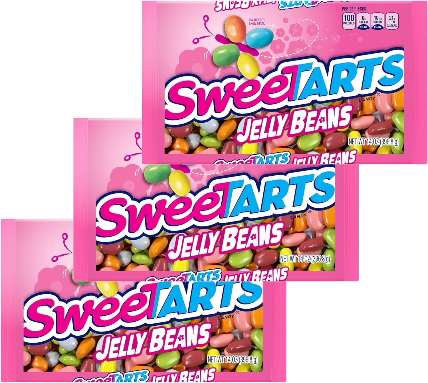 SweeTart Jelly Beans Easter Candy - 14 Oz, 3 Pack