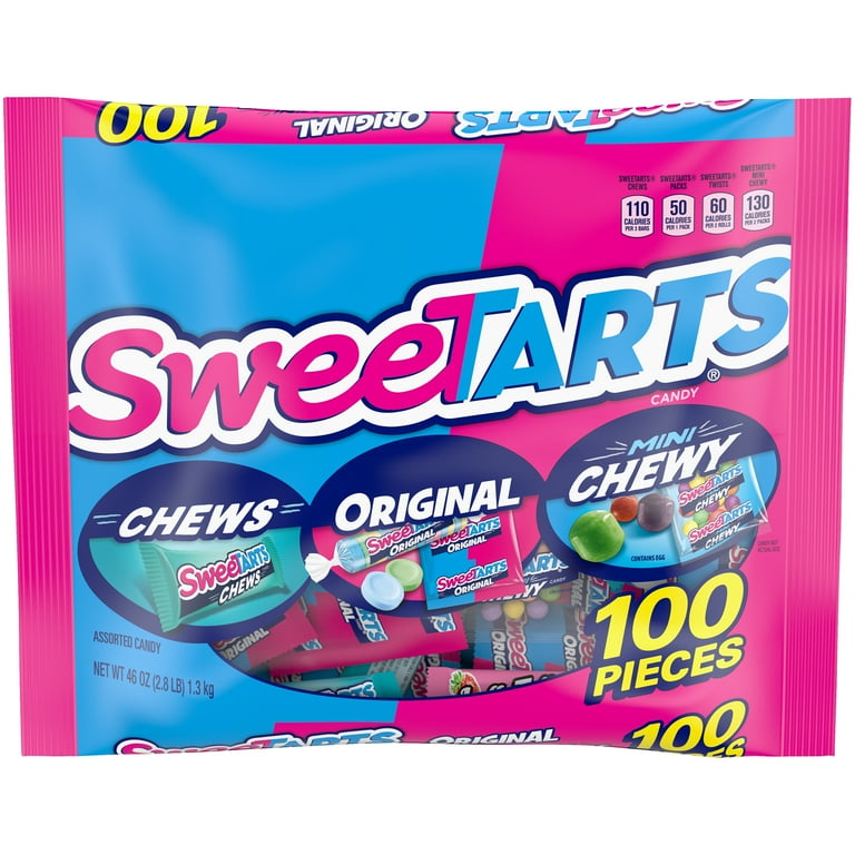 SWEETARTS Chews, Original & Mini Chewy Halloween Candy Variety