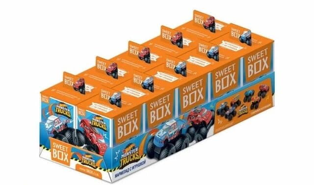*SWEETBOX* MARMALADE W/TOY (HOT WHEELS) 10g/each, from Europe, 10 Pack