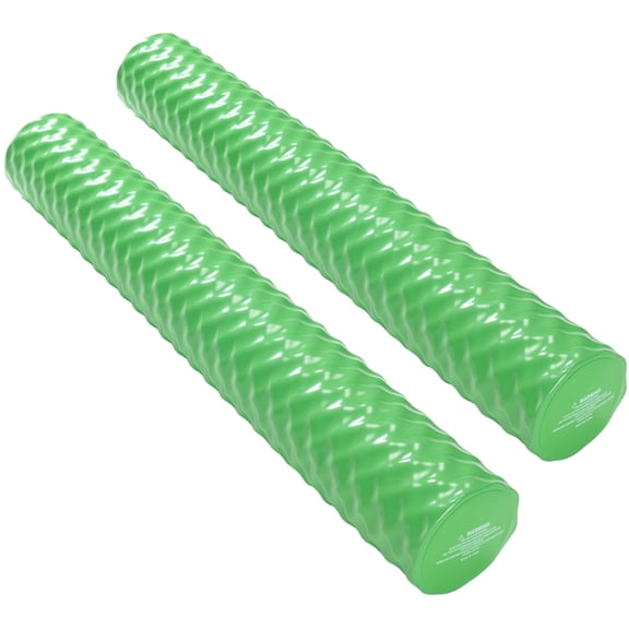 SWEETCRISPY 2Pack Ultra Durable NBR Closed Cell Foam Pool Swim Noodles - Corrosion Resistant Swim Bar for Beach Pool Waterpark, Green