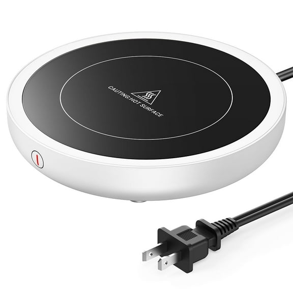 SWEETFULL Coffee Mug Warmer, 36W Electric Cup Warmer for Desk with 3 Temperature Settings, Advanced Temperature Control Heated Coaster for Home Office Milk Tea Candle