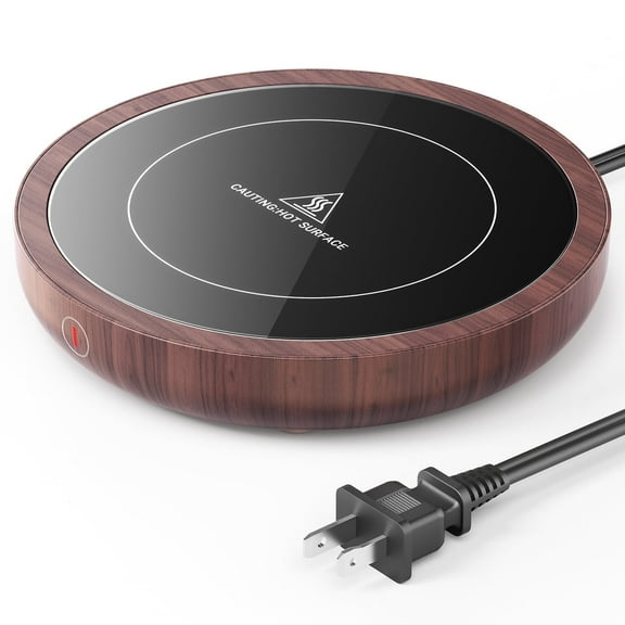 SWEETFULL Coffee Mug Warmer, 36W Electric Cup Warmer for Desk with 3 Temperature Settings, Advanced Temperature Control Heated Coaster for Home Office Milk Tea Candle