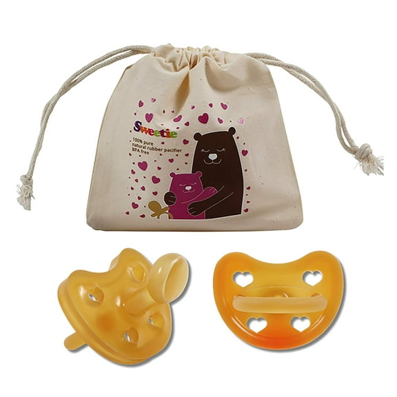 SWEETIE Rubber Orthodontic Pacifier Heart Shape Rubber 1 Count (6-12 Medium)