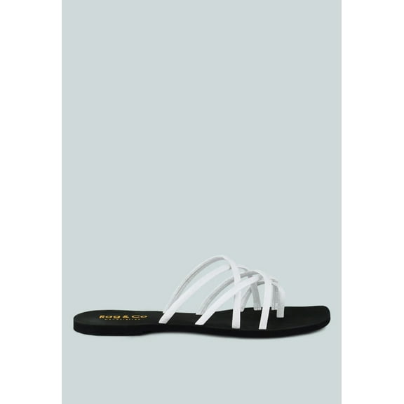 SWEETIN Strappy Flat Slip On Sandals
