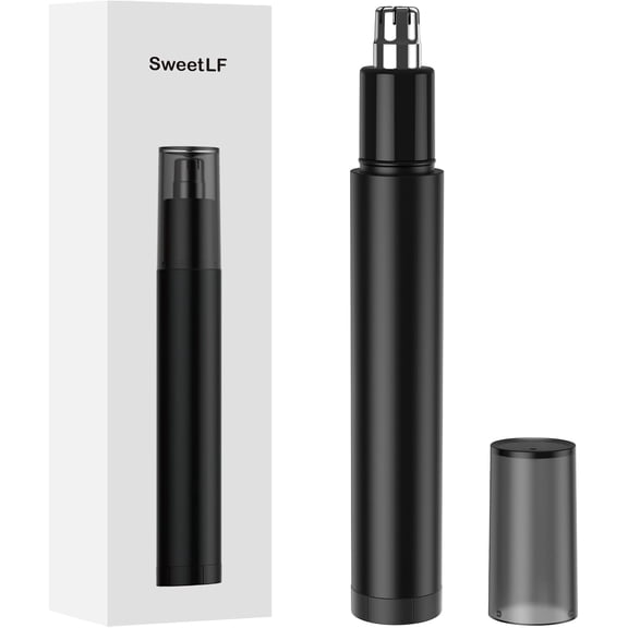 Nose Hair Trimmer for Men, SweetLF Painless Nose Hair Trimmer, Lightweight (26g), Black