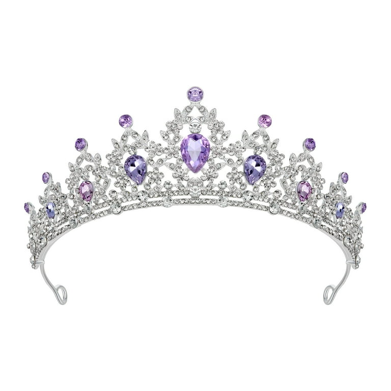 Metal Diamond Royal Queen Crown Princess Tiara Jewel Headband Costume Accessory Metal Diamond Royal Queen Crown Princess Tiara Jewel Headband Costume Accessory