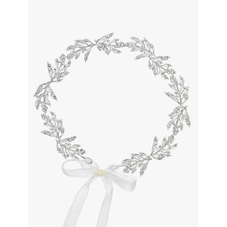 Sunflower Headband White 1920s Costume Accessory Sunflower Headband White 1920s Costume Accessory