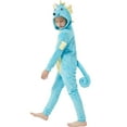 thumbnail image 1 of SWEETXIN Kids Seahorse One-Piece Pajamas Halloween Snug Plush Costume Sleepwear Christmas Gifts for Girls Boys 8Years, 1 of 7