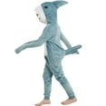 thumbnail image 1 of SWEETXIN Kids Shark One-Piece Pajamas Halloween Snug Plush Costume Sleepwear Christmas Gifts for Girls Boys 5T, 1 of 7