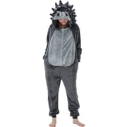 SWEETXIN Adults Hedgehog One-Piece Holiday Family Pajamas Halloween Costume Suit for Women and Men Jumpsuit SizeS