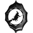 thumbnail image 1 of SWEN Products HOLIDAY HALLOWEEN WITCH Web Metal Wind Spinner, 1 of 1