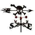 thumbnail image 1 of SWEN Products Handmade Skull & Crossbone Steel Weathervane, 1 of 1