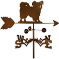 thumbnail image 1 of SWEN Products Inc Hand-made Papillon Dog Copper Weathervane, 1 of 4