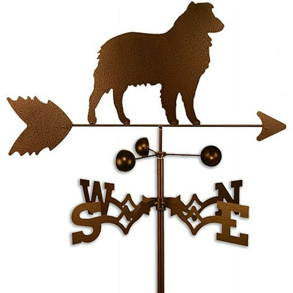SWEN Products Inc Handmade Australian Shepherd Dog Copper Weathervane