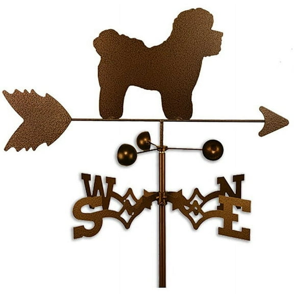 SWEN Products Inc Handmade Bichon Dog Copper Weathervane