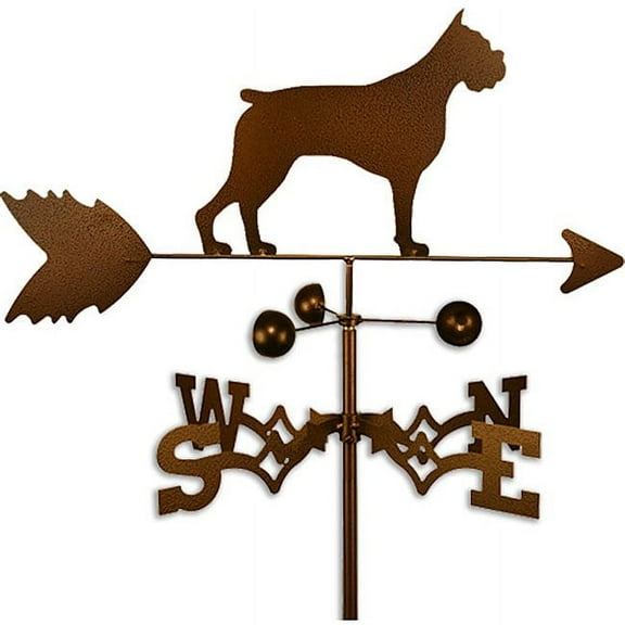 SWEN Products Inc Handmade Boxer Dog Copper Weathervane