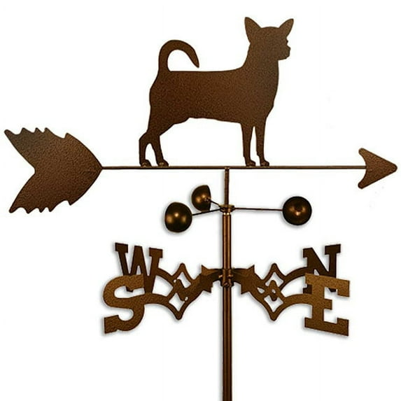 SWEN Products Inc Handmade Chihuahua Dog Copper Weathervane